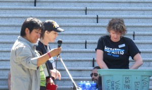 Hermione Jefferis at World Hepatitis Day Victoria 2015