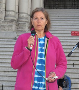 Karen Felske at World Hepatitis Day 2015 in Victoria, BC, Canada