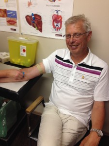 Erik Eriksson, Courtenay city councilor gets tested for hep C