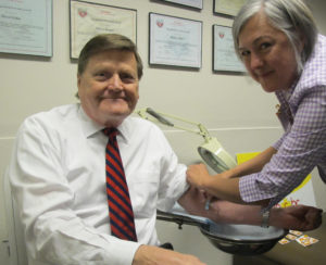 Ralph Sultan, West Vancouver, getting publicly tested for hepatitis C