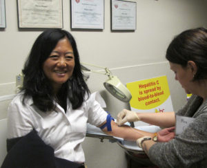 Naomi Yamamoto, North Vancouver, getting publicly tested for hepatitis C