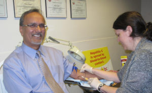 Harry Bains, Surrey-Newton, getting publicly tested for hepatitis C